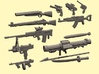 28mm Wastefall weapons 2 3d printed 