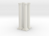 4 Doric Columns 3500mm high at 1 to 76 scaled 3d printed 