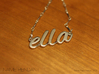 Custom Name Pendant "Ella" 3d printed 
