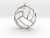 Volleyball Pendant (Hemisphere) 3d printed 