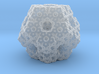fractal dodecahedron 3d printed 
