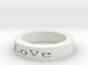 LOVE RING 3d printed 
