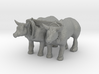 S Scale Oxen 3d printed This is a render not a picture