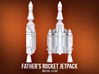 Father's Rocket Jetpacks (x7) 3d printed 