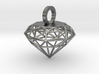 Wire Diamond Pendant 3d printed 