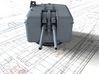 1/128 4.5"/45 (11.4 cm) QF MKVI Gun x1 3d printed 3d render showing product detail
