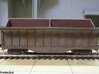 N-scale Quench Car 3d printed Finished model by Trmbo3rd. Trmbo3rd added some weight in the underframe, ladders on each end and end steps with hand grabs. Then trucks and couplers. The car was painted with a grey primer and then weathered with chalks.