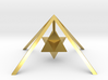 Golden Pyramid Star Tetrahedron 3d printed 