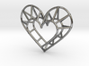 Minimalist Heart Pendant 3d printed 