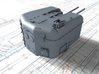 1/600 4.5"/45 (11.4 cm) QF MKVI Guns x2 3d printed 3d render showing product detail