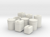 1/24 Liquid Container Set 3d printed 