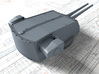 1/350 Zara Class 203mm/53 M1927 Guns Blast Bags x4 3d printed 3D render showing A Turret detail