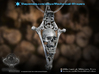 Human Skull Pendant Jewelry Necklace, Diamond Bone 3d printed 