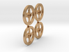 4 off Steam Valve Wheels 1.5 inch/Foot scale TGR M 3d printed 