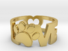 Unconditional Love Ring 3d printed 