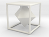Dual Solids Cube-Octahedron (no hole) 3d printed 