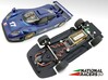 3D Chassis - Fly Porsche 911 GT1 98 (Combo) 3d printed Chassis compatible with Fly model (slot car and other parts not included)