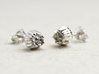 Barnacle Earrings - Nature Jewelry 3d printed Barnacle earrings in sterling silver