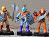 Galaxy Warriors Weapons (Mega Construx)  3d printed Hand painted white versatile, shown with shields (sold separately)