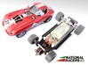 Chassis - MRRC Cheetah (Inline) 3d printed Chassis compatible with MRRC model (slot car and other parts not included)