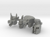 Galaxy Warrior Heads 4-Pack #1 - Multisize 3d printed 
