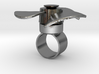 Fidget Spinner Ring 3d printed 