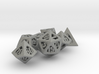Thoroughly Modern Dice Set with Decader 3d printed 