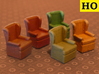 HO Pullman Car Wingback Chair Set 3d printed Our wingback chairs have been remastered and look better than ever!
