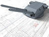 1/144 DKM Bismarck 38cm (14.96") SK C/34 Guns 3d printed 3D render showing adjustable Barrels