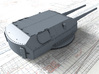 1/150 DKM Bismarck 38cm (14.96") SK C/34 Guns 3d printed 3D render showing Anton Turret detail