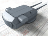 1/600 DKM Bismarck 38cm (14.96") SK C/34 Guns 3d printed 3D render showing Dora Turret detail