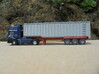 N scale 1/148 Fruehauf Bulk Grain Trailer 40' 3d printed Please note, I've not finished painting the trailer.