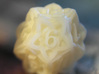 Celtic D12 - Solid Centre for Plastic 3d printed Printed in White Detail Plastic