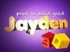 Jayden 3d printed 