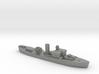 HMS Begonia corvette 1:3000 WW2 3d printed 