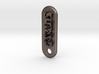 CARLOS Personalized keychain embossed letters 3d printed 