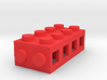 Custom LEGO-Inspired brick 4x2 3d printed 