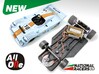 Chassis - Avant Slot Mirage Gr8 LM (AW-AiO) 3d printed Chassis compatible with Avant Slot model (slot car and other parts not included)