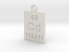 Cd Periodic Pendant 3d printed 