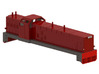 Swedish SJ diesel locomotive type T41 - N-scale 3d printed CAD-model