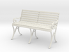 Period Park Bench 3d printed 