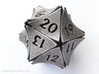 Peel Dice - Spindown D20 (life counter) 3d printed 