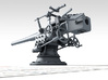 1/100 German 8.8 cm/45 (3.46") SK L/45 Guns x2 3d printed 3D render showing product detail