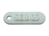 SEBAS Personalized keychain embossed letters 3d printed 