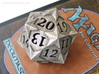 'Starry' D20 Spindown Life Counter Die 3d printed 