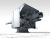 1/128 German 15 cm/45 SK L/45 Gun w. Shield x4 3d printed 3d render showing product detail