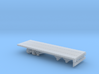 1-87 Scale Transit 22ft Flatbed Trailer 3d printed 