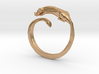 Sleeping Lioness Ring 3d printed 