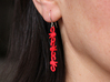 Monkey Earrings 3d printed make them into earring by attaching to an ear wire (not included).