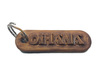 OIHANA Personalized keychain embossed letters 3d printed 